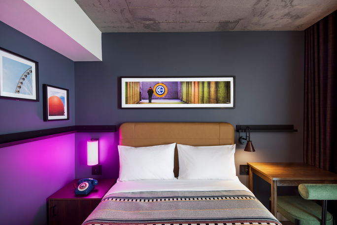 Moxy Hotel room