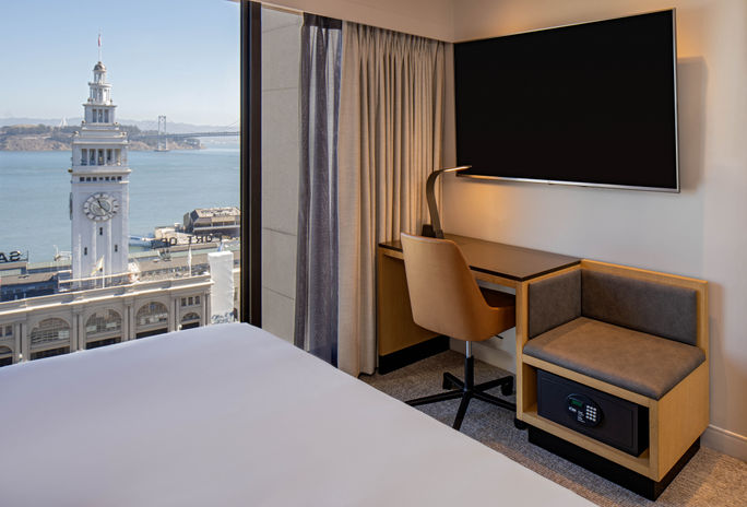 Bay views from the Hyatt Regency San Francisco Bay views from the Hyatt Regency San Francisco