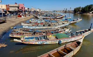 Boats in Senegal