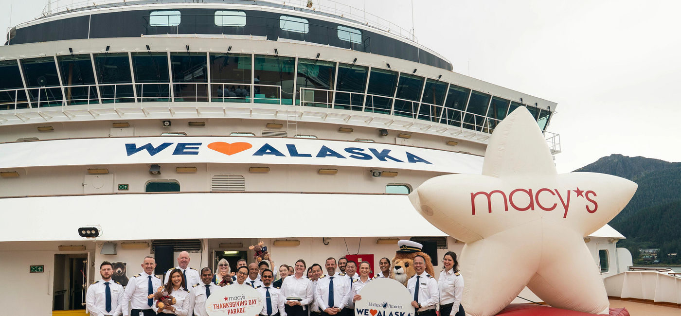 Image: Holland America Line announced the float at an event in Juneau (Photo Credit: Holland America Line)