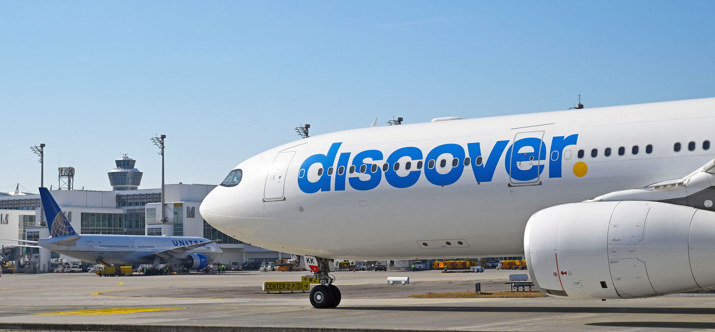 Image:  (Photo Credit: Discover Airlines)