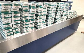 The illegal cigarettes were estimated to be worth $59,920