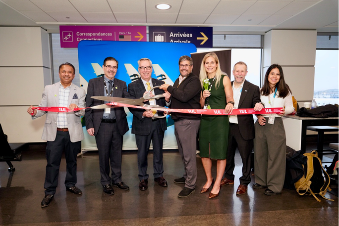 Pictured: Vijay Bathija, Len Corrado, Yves Beauchamp, Jim Young, Kim Bowie, Karl Brochu and Alejandra Ramirez Posso.