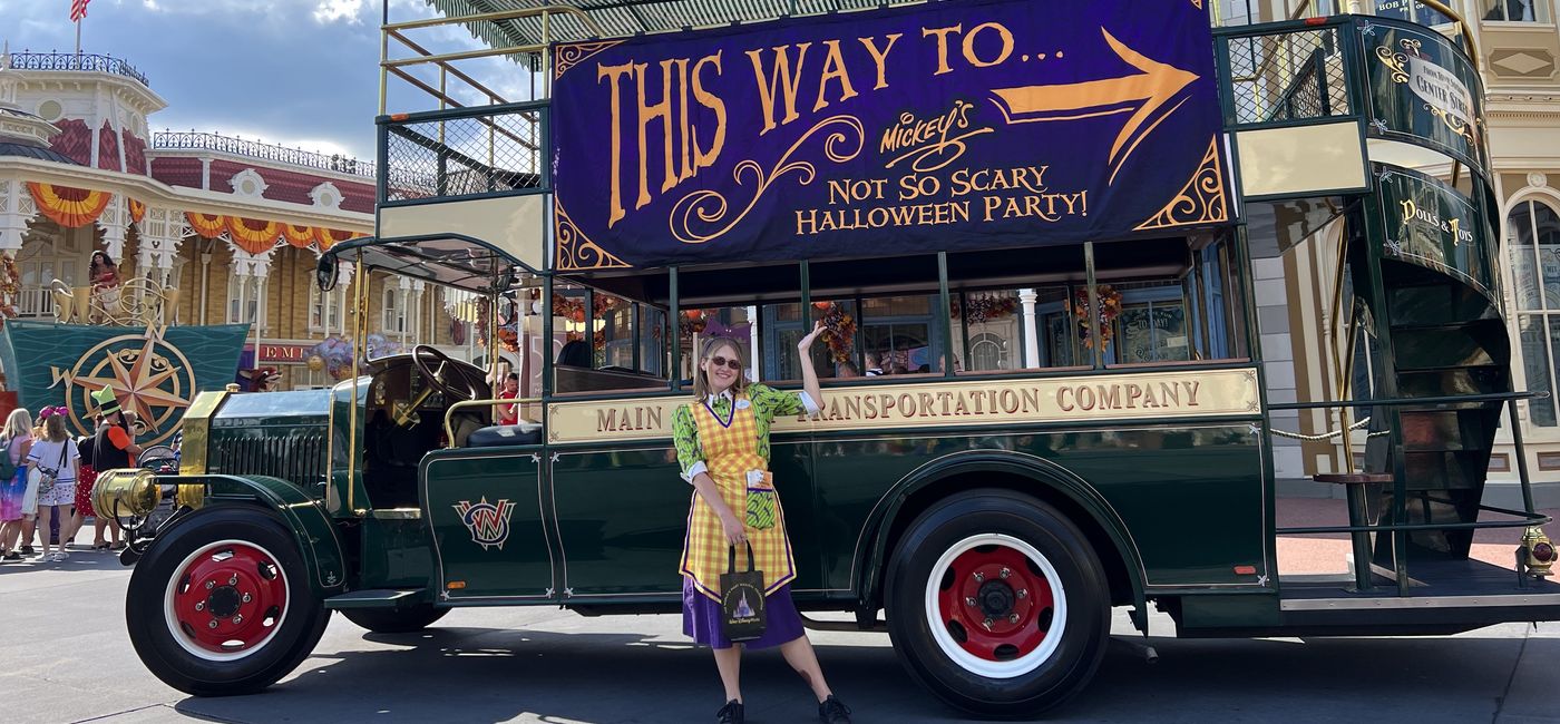 Image: Entrance to Mickey's Not-So-Scary Halloween Party. (Photo Credit: Brooke McDonald)