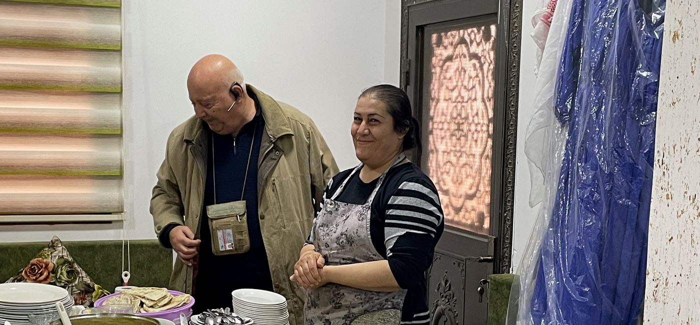 Image: A delicious meal of Jordanian specialties at Amer's Kitchen for Traditional Food. (Photo Credit: Bruce Parkinson)