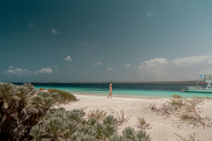 A beach in Bonaire A beach in Bonaire