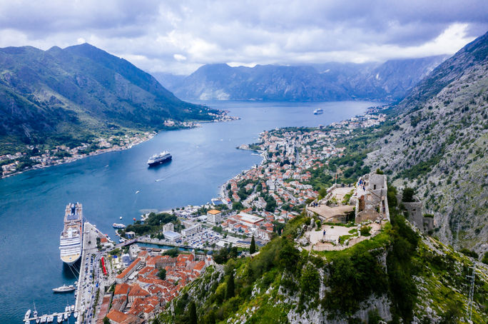 Kotor Bay, Montenegro Kotor Bay, Montenegro