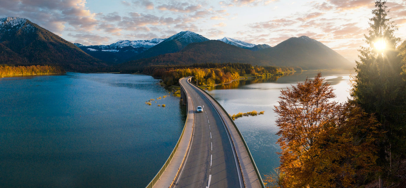 Image: Germany's Sylvenstein Lake. (photo via Getty Images)