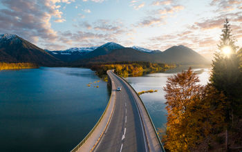 Germany's Sylvenstein Lake