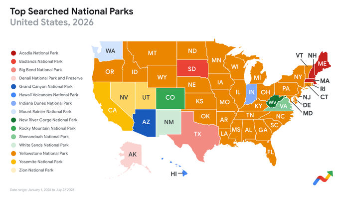 National Parks 2026 Map National Parks 2026 Map