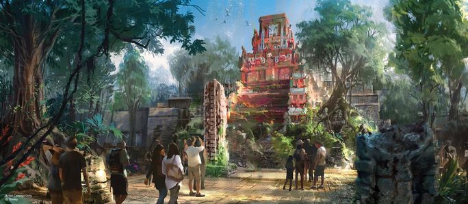 Indiana Jones ride at ride at Tropical Americas Indiana Jones ride at ride at Tropical Americas