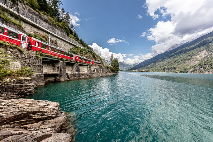 Bernina Express between Switzerland and Italy- rail europe