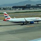 British Airways plane, airplane, runaway, tarmac,