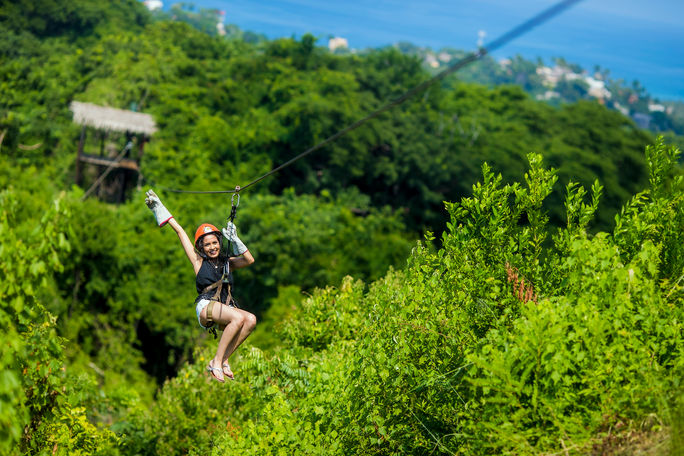 Ziplining in Nayarit, Mexico Ziplining in Nayarit, Mexico