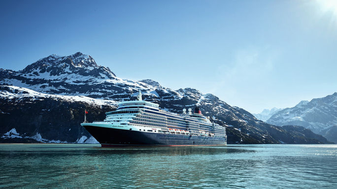 Cunard Queen Elizabeth in Alaska