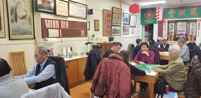 Mah Jong players Mah Jong players