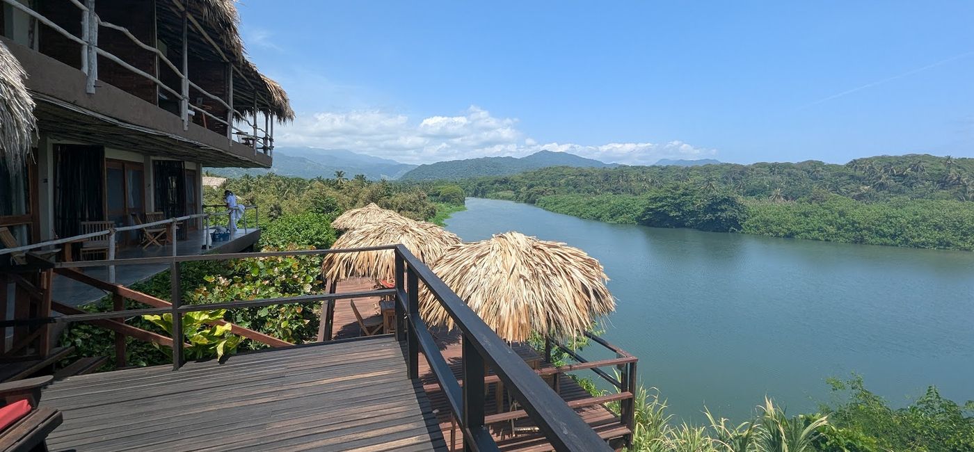 Image: Finca Barlovento (Tayrona National Park in the distance). (Photo Credit: Alex Temblador)