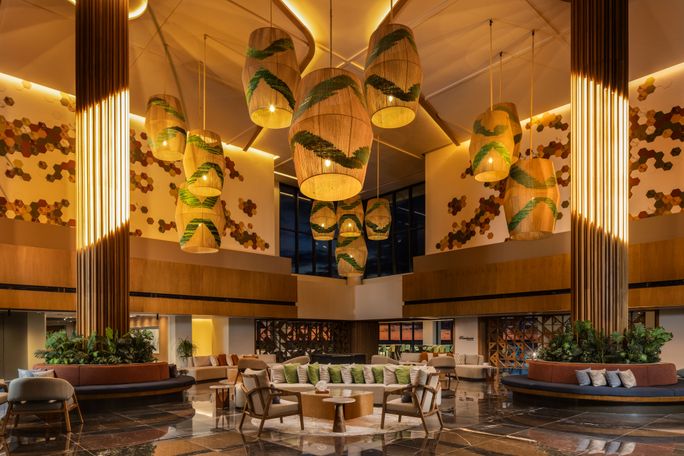 Secrets Mirabel Cancun Resort and Spa lobby Secrets Mirabel Cancun Resort and Spa lobby