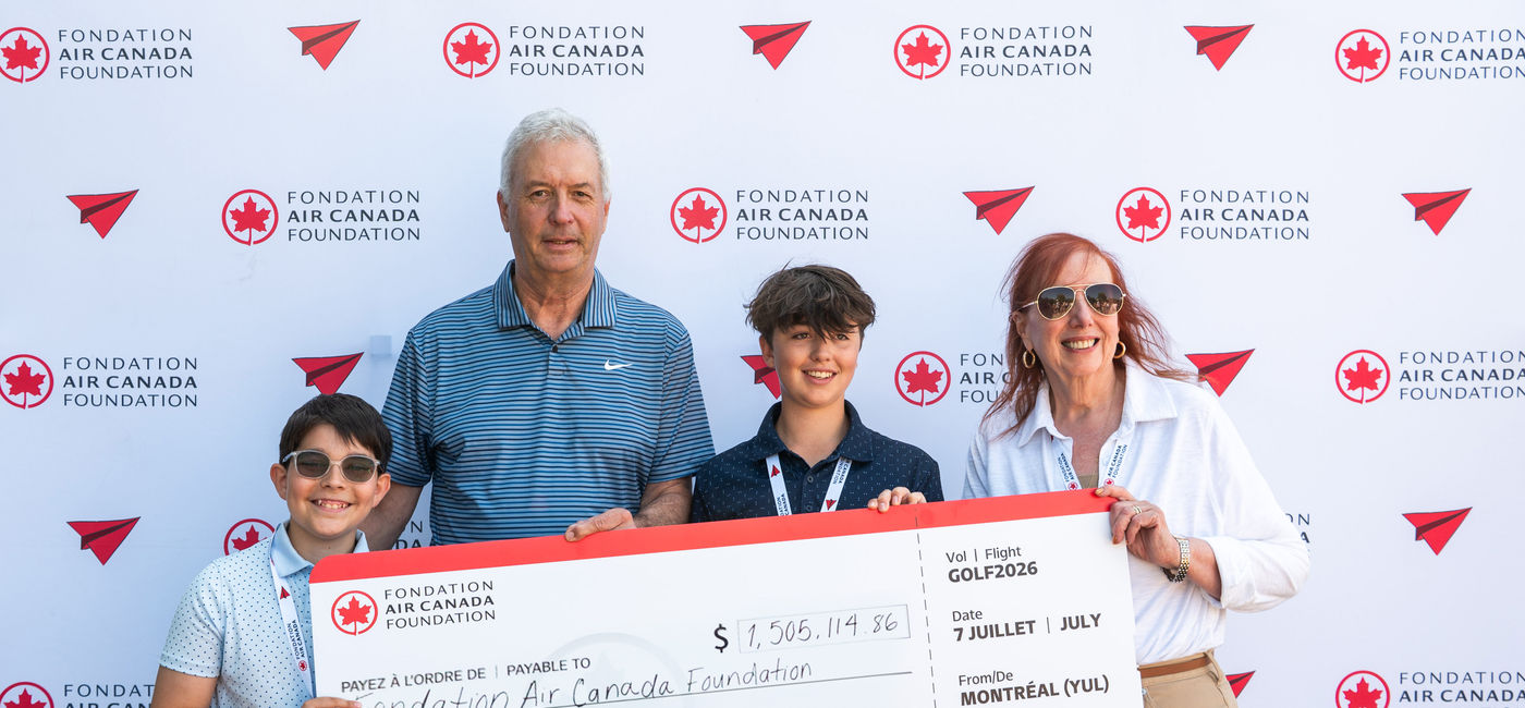 Image: The Air Canada Foundation hosted its 14th annual Golf Tournament on Tuesday at Club de golf Le Mirage in Terrebonne, Québec. (Photo Credit: Air Canada Foundation)