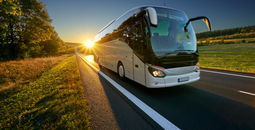 Bus ready for the holidays.
