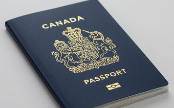 Canadian passport.