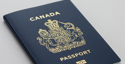 Canadian passport.