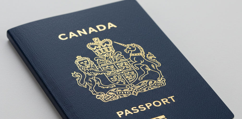 Canadian passport.
