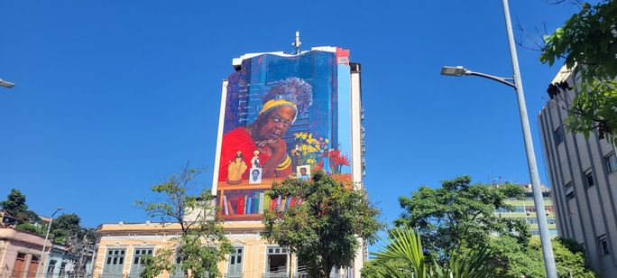 Conceicao Evaristo mural Conceicao Evaristo mural