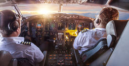 Pilot, plane, cockpit, travel,