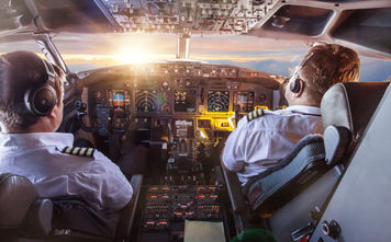Pilot, plane, cockpit, travel,