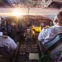 Pilot, plane, cockpit, travel,