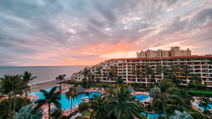 Sunset at Velas Vallarta