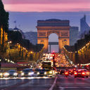 paris, champs elysees, arc de triomphe, landmarks of paris