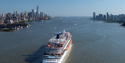 A Carnival Cruise Line ship in New York