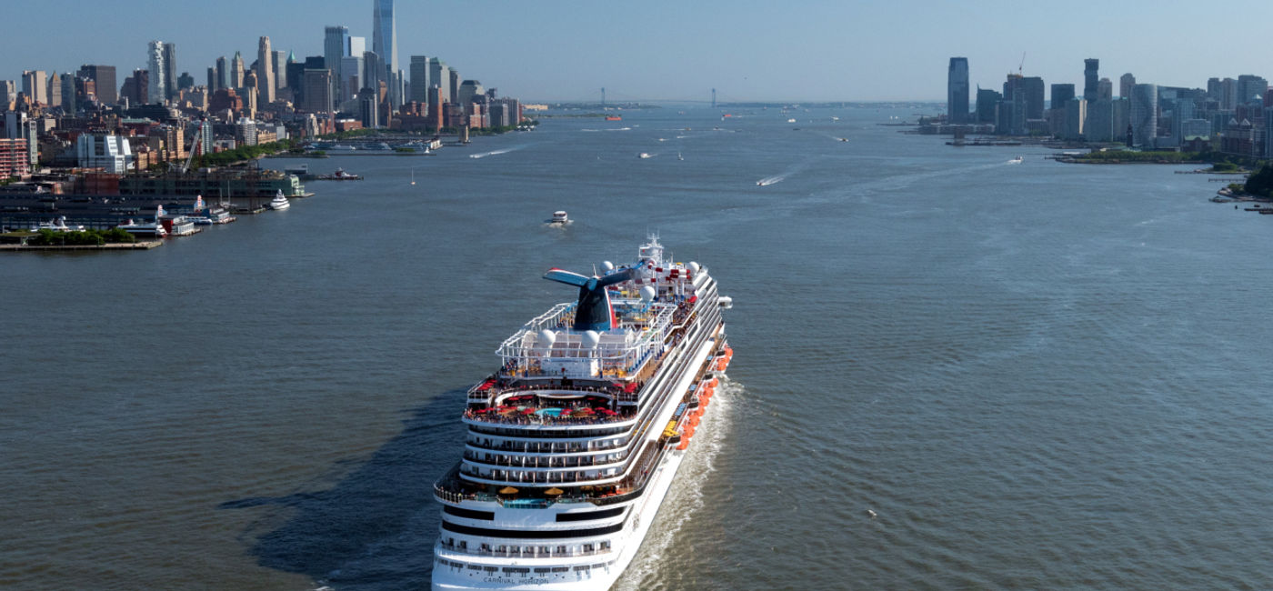 Image: A Carnival Cruise Line ship in New York (Photo Credit: Carnival Cruise Line)