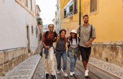 gen z travelers, young adult travelers, friend travelers, group travel, lisbon, portugal travel