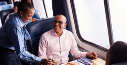 New Acela First Class dining menu.
