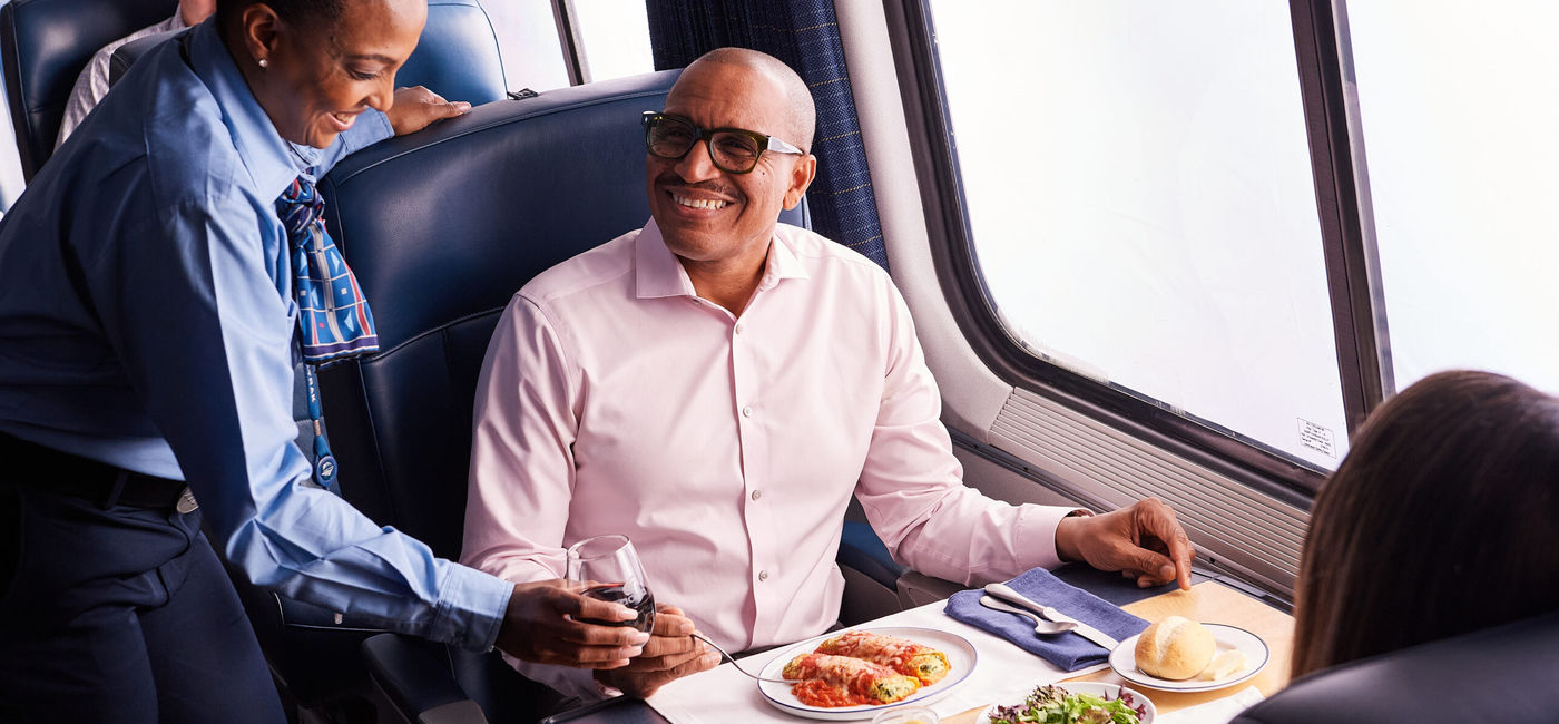 Image: New Acela First Class dining menu. (Photo Credit: Amtrak Media)