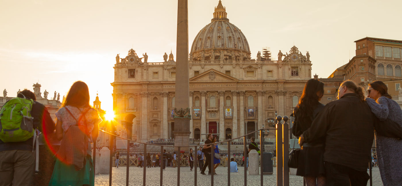 Image: An Intrepid Travel group at the Vatican. (Photo Credit: Intrepid Travel)