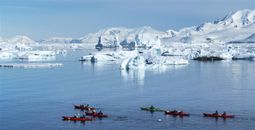 Kayaking in the Antarctic Circle