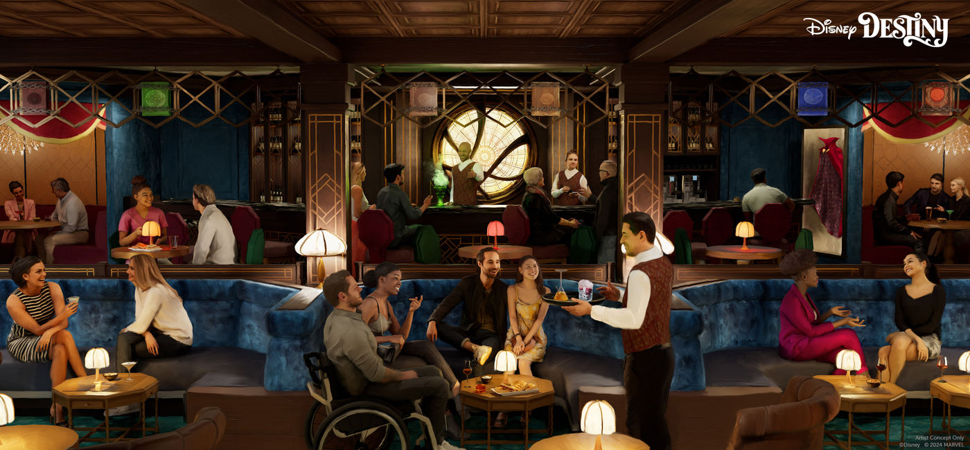Image: The Sanctum aboard Disney Destiny. (Photo Credit: Disney Cruise Line)