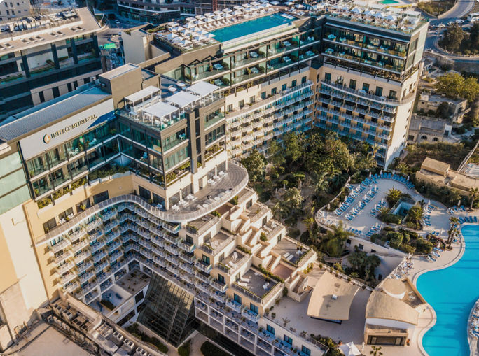 Intercontinental Malta aerial Intercontinental Malta aerial