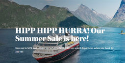 Hurtigruten Hipp Hipp Hurra Summer Sale