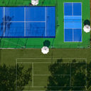 Padel and pickleball courts at Sandos resorts in the Riviera Maya.