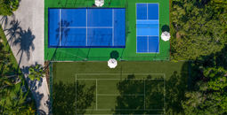 Padel and pickleball courts at Sandos resorts in the Riviera Maya.