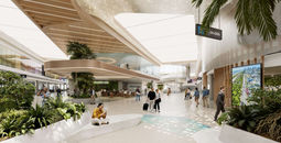 Rendering of American Airlines new Concourse D at MIA