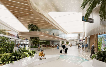 Rendering of American Airlines new Concourse D at MIA