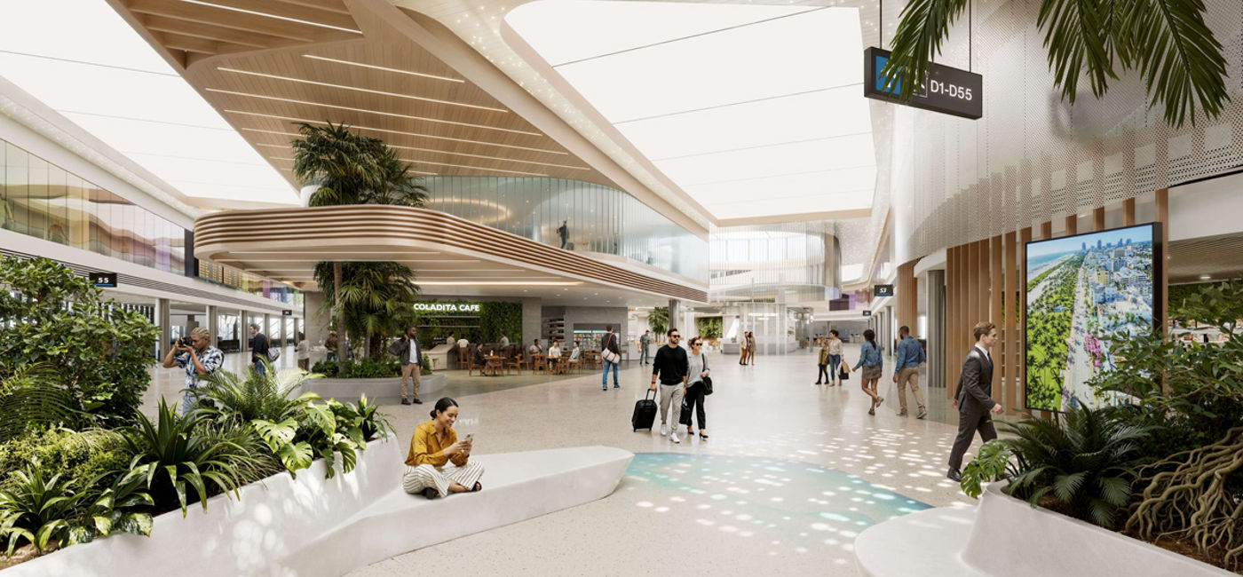 Image: American Airlines new Concourse D at MIA (Photo Credit: Courtesy American Airlines)