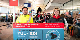 Air Canada launched Montréal to Edinburgh