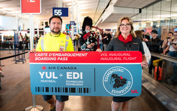 Air Canada launched Montréal to Edinburgh